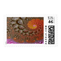 Fractal Postage Stamps