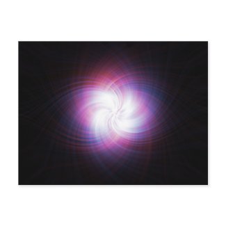Fractal power postcard