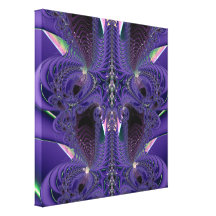 Fractal: Purple Passion Gallery Wrapped Canvas