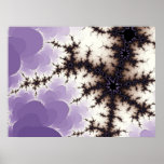 Fractal purple posters