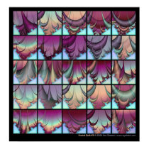Fractal Quilt #3 posters