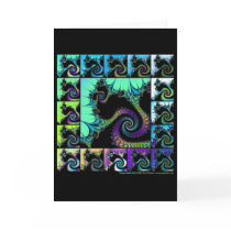 Fractal Quilt #5 cards by eyebalm Fractal Quilt #5 cards