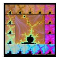 Fractal Quilt #6 posters