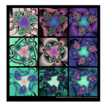 Fractal Quilt #9 posters