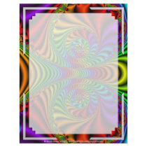 Fractal R~08 Custom Letterhead 03 - 8.5" x 11"