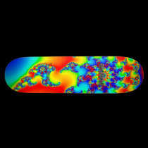 Fractal R~12 Triptych #2 Sick Stick Pro Skateboard by Madfrax Fractal R~12 Triptych #2 Sick Stick Pro Skateboard