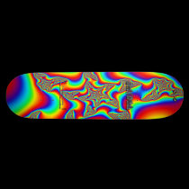 Fractal R~13 Sick Stick Pro Skateboard Deck by Madfrax Fractal R~13 Sick Stick Pro Skateboard Deck