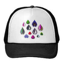 Fractal Rain Drops Trucker Hat