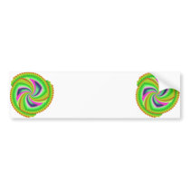 Fractal, Random, pretty, colourful, fuzzy windmill bumper stickers by Moondial Fractal, Random, pretty, colourful, fuzzy windmill bumper stickers