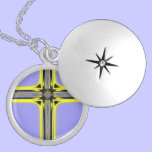Fractal Resurrection Cross Necklace necklaces