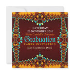 Fractal Royal Graduation Invitation