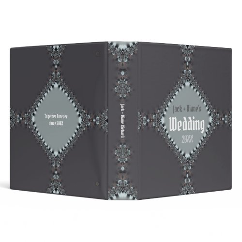 Fractal Silver Lace Binder binder