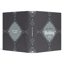 Fractal Silver Lace Binder by Paperstation Fractal Silver Lace Binder