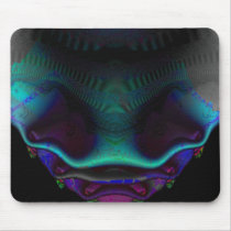 Fractal Skull Mousepad mousepads