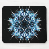 Fractal snowflake mousepads by cycreation Fractal snowflake mousepads
