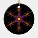 Fractal Snowflake Star Ornament