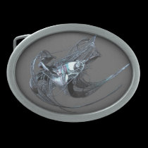 Fractal Space Fragment Belt Buckle 