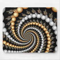 Fractal Spiral Staircase Mousepad by LivingLife Fractal Spiral Staircase Mousepad