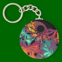 Fractal Spiral ver. 2 keychains