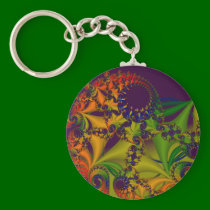 Fractal Spiral ver. 4 keychains