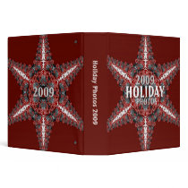 Fractal Star Holiday Binder by Paperstation Fractal Star Holiday Binder