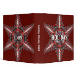 Fractal Star Holiday Binder
