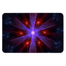 Fractal Starburst Premium Magnet