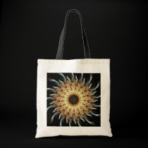 Fractal Sunflower Bag bags