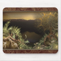Fractal Sunrise Mousepad mousepads