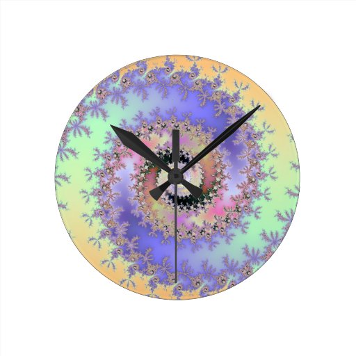 Fractal Swirl Clock