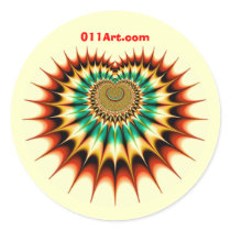 Fractal SX - 011art.com stickers by 011art Fractal SX - 011art.com stickers