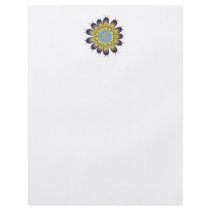 Fractal Thanksgiving Flower Custom Flyer