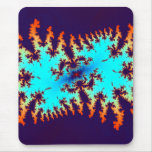 fractal tie-dye: animal print mousepads