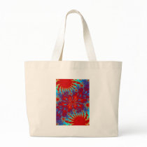 fractal tie-dye bags