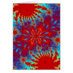 fractal tie-dye cards