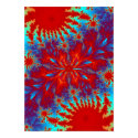 fractal tie-dye posters