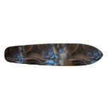 Fractal Traced Tree In Woods Skate Deck