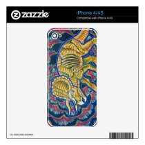 Fractal Triceratops iPhone 4/4S Skin skins