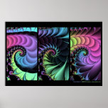 Fractal Triptych #1 posters
