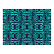 fractal turquoise posters
