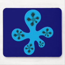 Fractal Walker - Blue mousepads by 011art Fractal Walker - Blue mousepads
