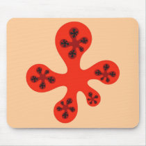 Fractal Walker - Red mousepads by 011art Fractal Walker - Red mousepads