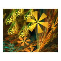 Fractal Wild Flowers EBSQ Art Print posters