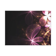 Fractal Wrapped Canvas: Spell Stretched Canvas Prints