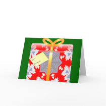 Fractal Wrapping Paper Christmas cards