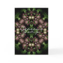 fractal wreath Card