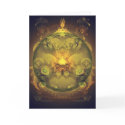 Fractal Xmas bauble cards by fractalART Fractal Xmas bauble cards