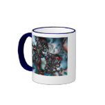 Fractaled In Blue mugs