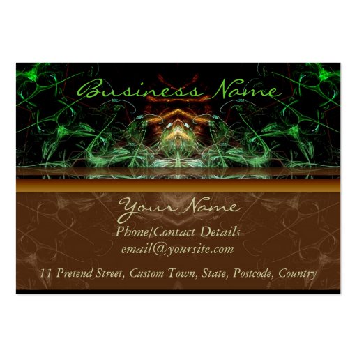 Fractalforest Business card (front side)