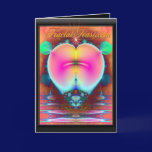 FractalHeart 3 Greeting Card Template
